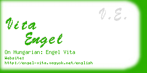 vita engel business card